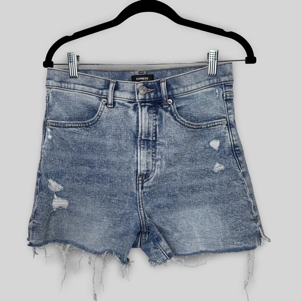 Express Mom Denim Shorts